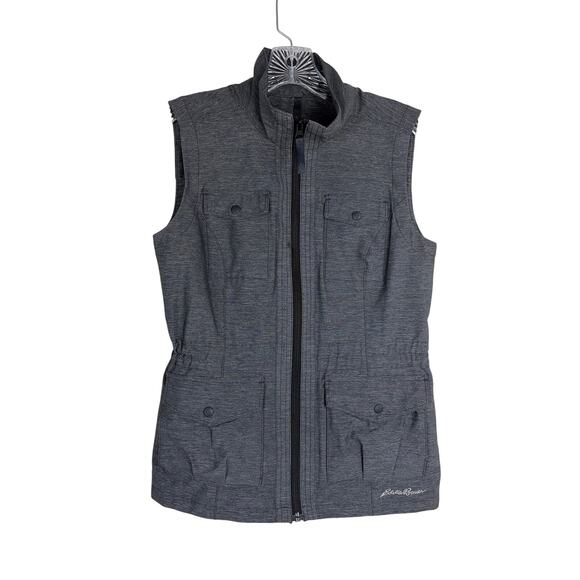 Eddie Bauer Jackets & Blazers - Eddie Bauer Travex Vest Womens XS Grey Fit Full Zip Utility Outdoor Gorpcore